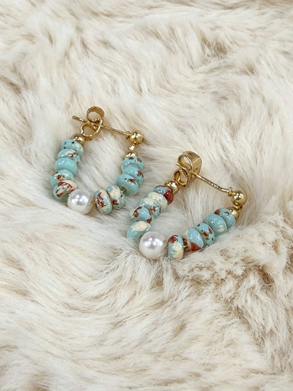 Teacher's Day Sale! Shoushan Stone Bracelet & Earrings Set — photo 3