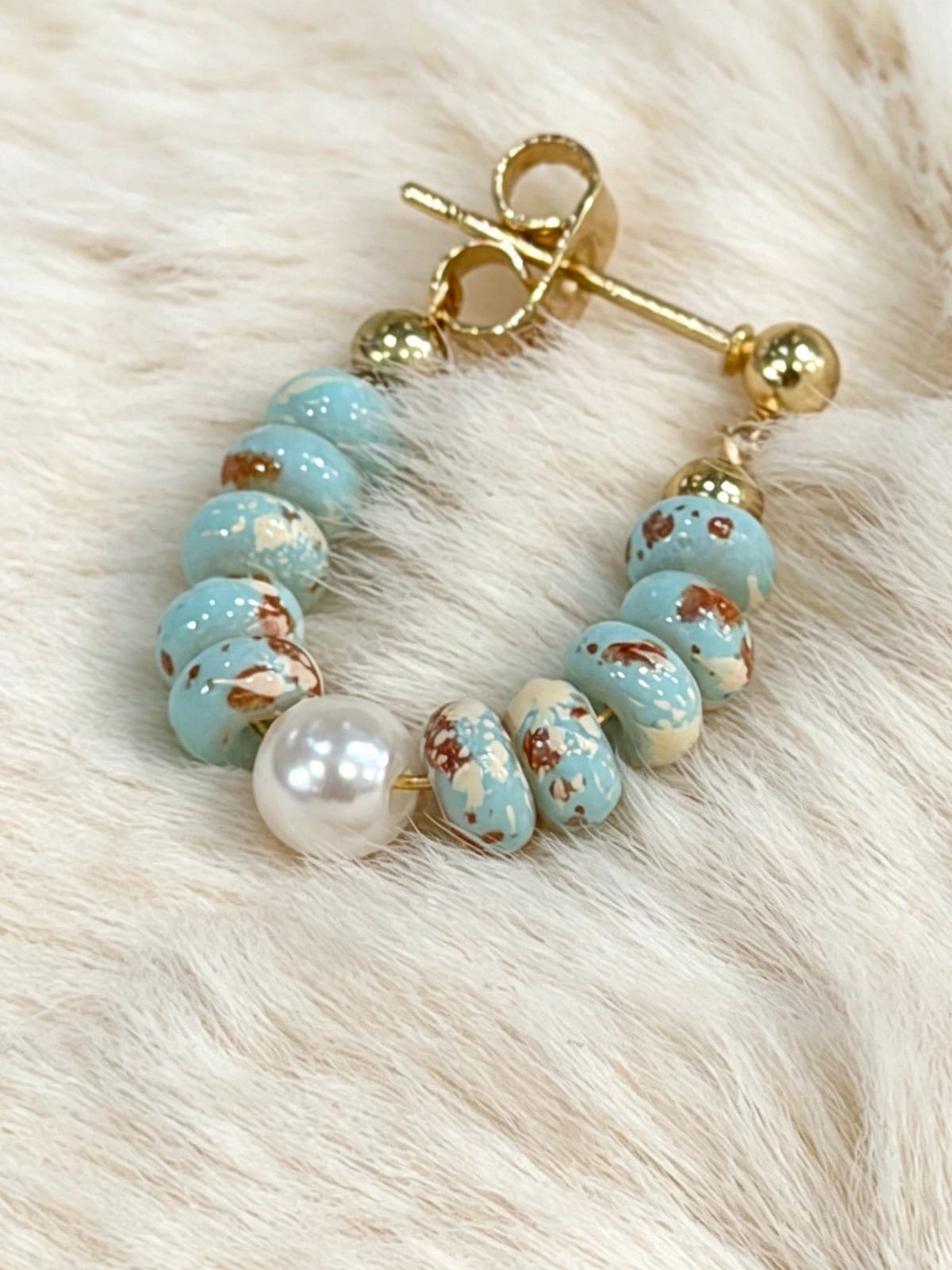 Teacher's Day Sale! Shoushan Stone Bracelet & Earrings Set — photo 4