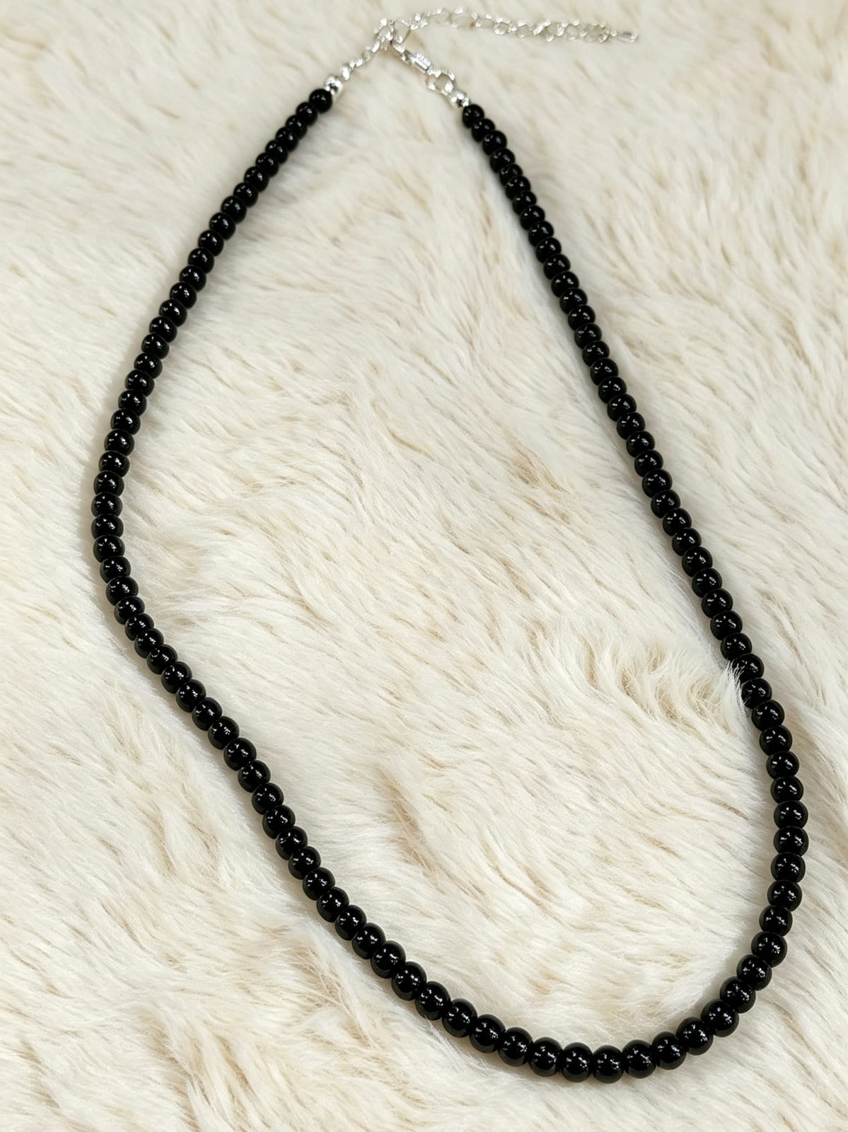 Teacher's Day Sale! Onyx Necklace - 4mm beads