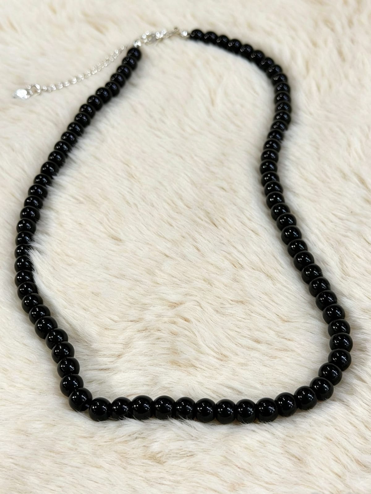Teacher's Day Sale! Onyx Necklace - 6mm beads