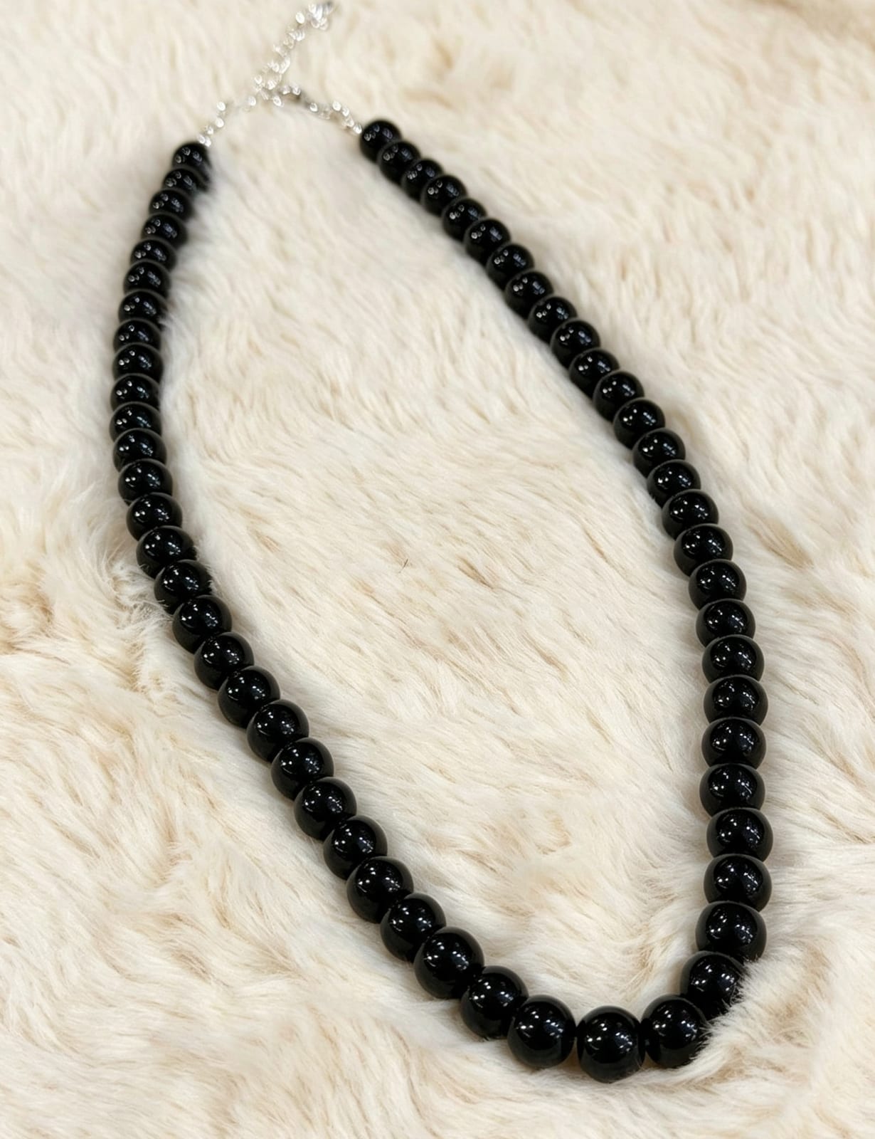 Teacher's Day Sale! Onyx Necklace - 8mm beads