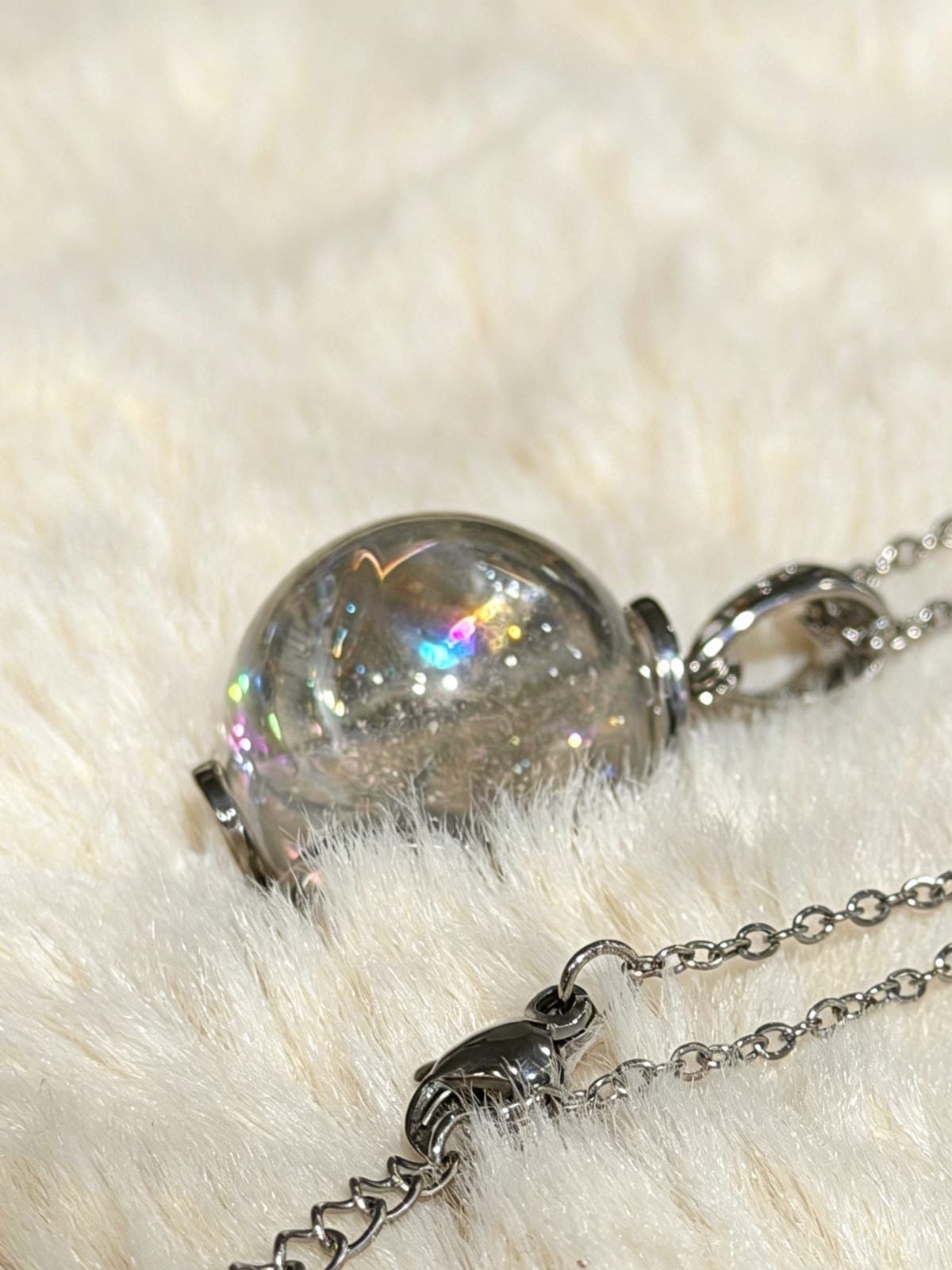 Himalayan Quartz Pendant with Rainbow — photo 2