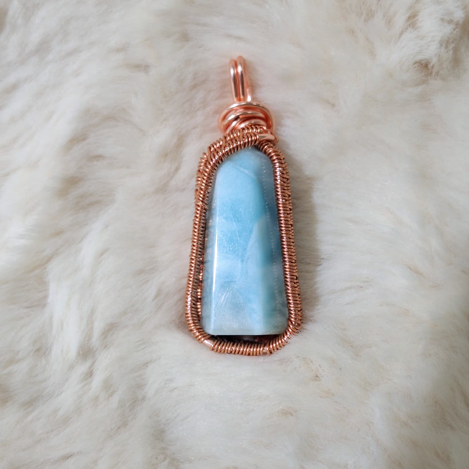 Larimar "Mini Tower" Pendant