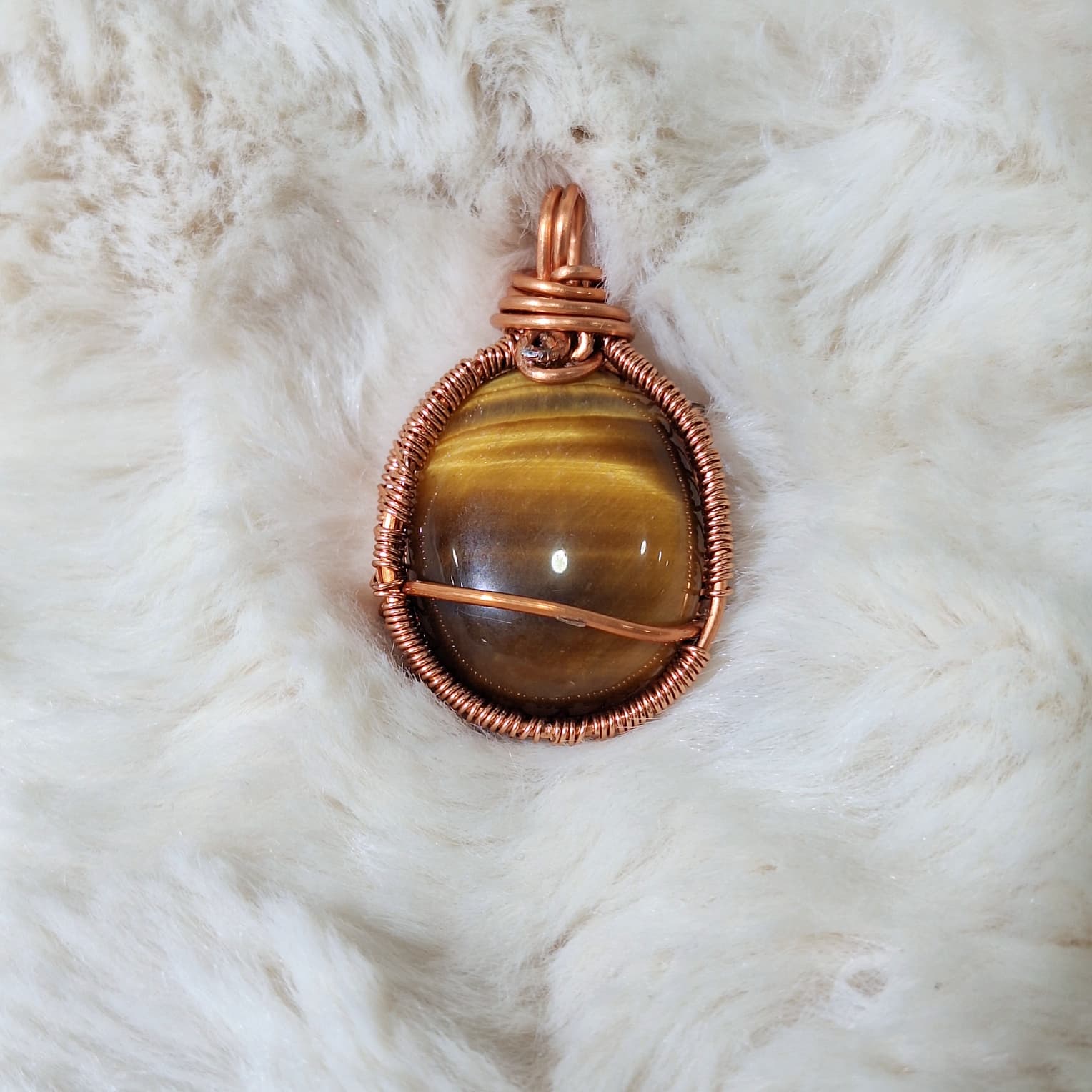 Yellow Tiger Eye Pendant #2