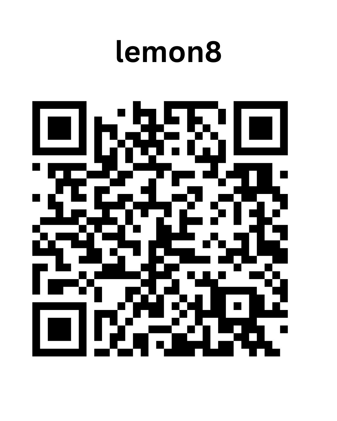 Scan to follow on Lemon8