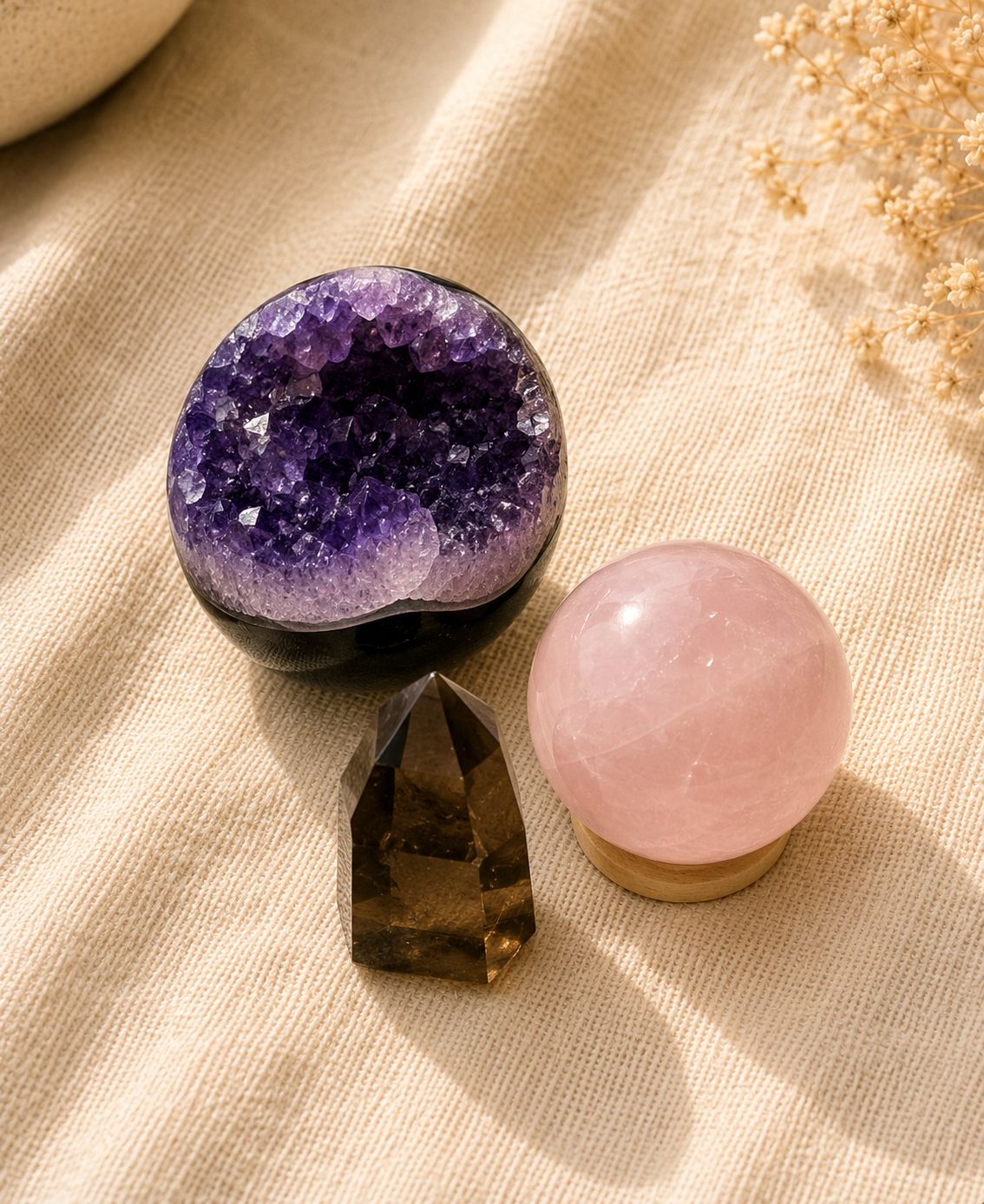 Polished crystals