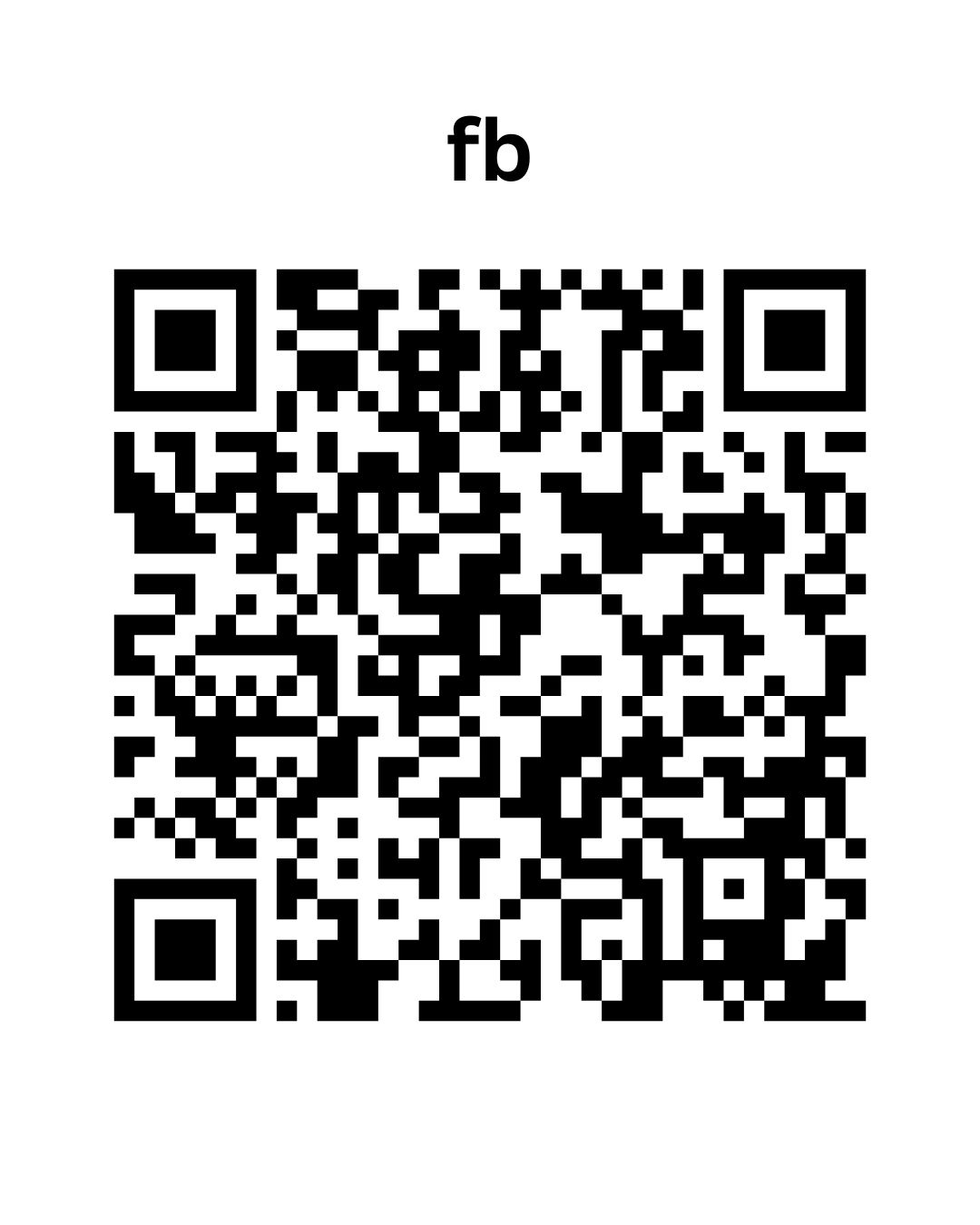 Scan to follow on Facebook