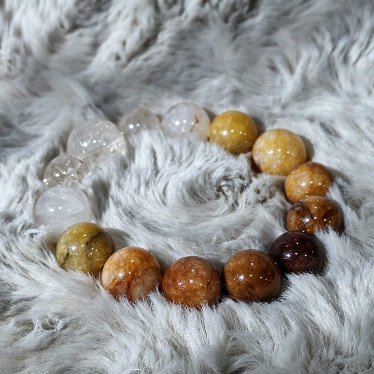 Tibetan Quartz with Limonite/Carbon inclusions